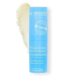 La Rosée Stick lèvres nourrissant au beurre de karité bio rechargeable (4,5 g)