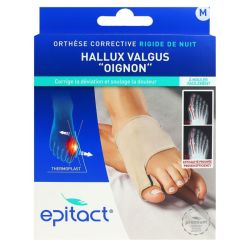 Epitact Orthèse Corrective Rigide de nuit Hallux Valgus (Taille M)