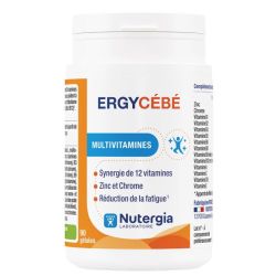 Nutergia Ergycébé multivitamines réduction de la fatigue (90 gélules)