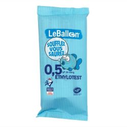 Contralco Ethylotest "Le Ballon" 0,5 g/l de sang (x1)