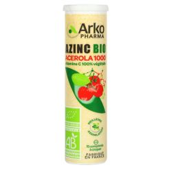 Azinc Bio Acerola 1000 Vitamine C 100% Végétale (15 comprimés)