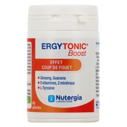 Nutergia ErgyTonic Boost effet coup de fouet ginseng & guarana (40 gélules)