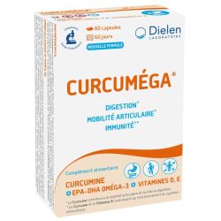 Dielen Curcuméga digestion, mobilité articulaire & immunité (60 capsules)