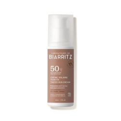 Biarritz Crème Solaire Teintée Dorée bio anti-tâches SPF 50 (50 ml)
