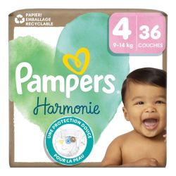 Pampers Harmonie Couches Taille 4 9-14 kg (x36)