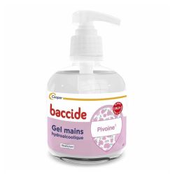 Baccide Gel Hydroalcoolique mains sans rinçage Pivoine (300 ml)