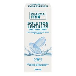 Solution Lentilles multifonctions à base d’acide hyaluronique (360 ml)
