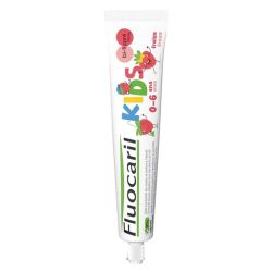 Fluocaril Kids Gel dentifrice bi-fluoré goût fraise 0-6 ans (75 ml)