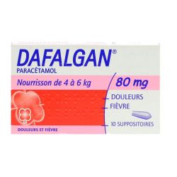 Efferalgan 80Mg Sup 10