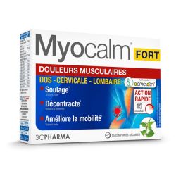 3CPharma Myocalm Fort douleurs musculaires dos, cervicale, lombaire (15 comprimés)