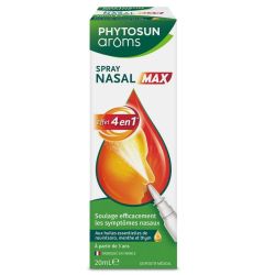 Phytosun Arôms Spray Nasal Max effet 4 en 1 symptômes nasaux (20 ml)