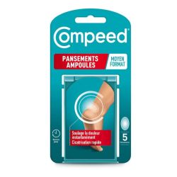 Compeed Pansements Ampoules format moyen (5 pansements)