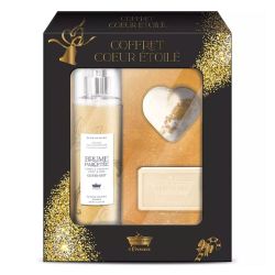 Les Petits Bains De Provence Coffret Coeur Etoilé (Brume pailletée + bombe de bain + savon)
