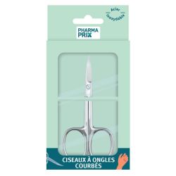 Pharmaprix Ciseaux à ongles courbés en acier inoxydable (x1)