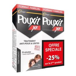Pouxit XF Lotion Anti-Poux et Lentes (2x 200 ml / -25% sur le second)