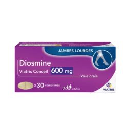 Diosmine 600Mg Jambes Lourdes Comprimé x30