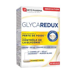 Forté Pharma Glycaredux perte de poids & contrôle de la glycémie (90 gélules)