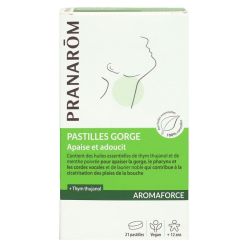 AROMAFORCE Pastilles Gorge Apaise et Adoucit