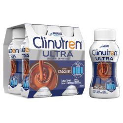 Clinutren Ultra boisson hyperprotéinée & hyperénergétique Praline (4 x 200 ml)