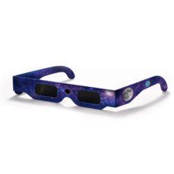 Euroforce Lunettes Spéciales Eclipse Solaire, couleur violette (1 paire)