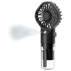 Moxie AquaFan Mini Ventilateur Brumisateur noir (20 ml)