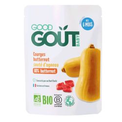 Good Goût Baby Plat bio courges butternut & sauté d'agneau bébé dès 6 mois (190 g)