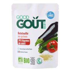 Good Goût Baby Plat végétarien Ratatouille au Quinoa bébé dès 6 mois (190 g)
