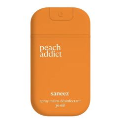 Saneez Spray mains désinfectant Peach Addict (30 ml)