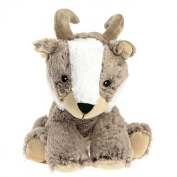 Pelucho Bouillotte sèche peluche Chamois aux grains de blé et fleurs de lavande