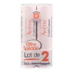 Avene Cold Cream Avene Stick Lèvres Nourrissant 2X4G