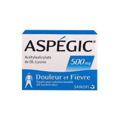 Aspegic 500Mg Sachet 20