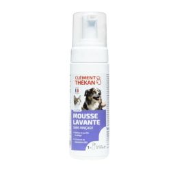 Clément Thekan Mousse Lavante Sans Rinçage Clémentine Bio Chiens Chats (150ml)