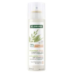 Klorane Extra-Doux Teinté Shampoing sec enrichi en Céramideᴸᴵᴷᴱ et avoine (150 ml)