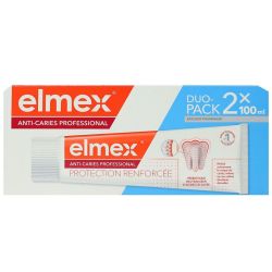 Elmex Dentifrice Anti-caries Professional protection renforcée (2 x100 ml)