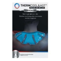 ThermCool & Hot Poche de Billes Cervicales douleurs cervicales et trapèzes (x1)