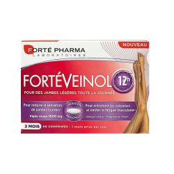 Forté Pharma FortéVeinol 12h jambes légères, circulation, fatigue musculaire (60 comprimés )
