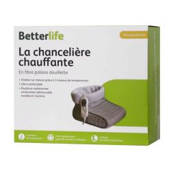 Betterlife La Chancelière Chauffante en fibre polaire douillette 3 niveaux de température (x1)