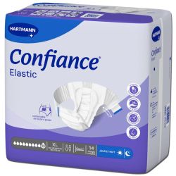 Confiance Elastic Change complet homme/femme absorption 10 gouttes taille XL (x14)