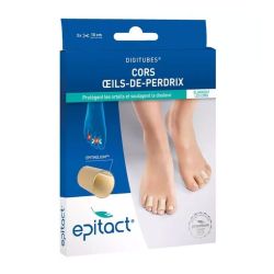 Epitact Digitube Protège-Orteils Epithelium 26 pour Cors (Taille L) (3 x 10 cm)