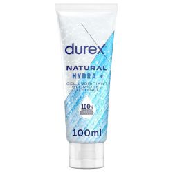 Durex Gel Lubrifiant Natural Hydra+ à l'Acide Hyaluronique (100 ml)