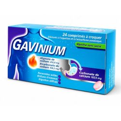 Gavinium comprimés goût menthe (24 comprimés)