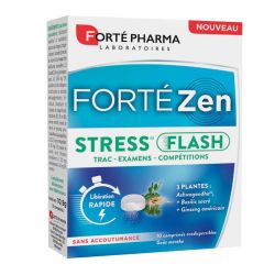 Forte Pharma Zen Stress Flash trac, examens, compétitions (10 comprimés)
