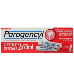 Parogencyl Dentifrice Soin Intensif Gencives 75Ml x2