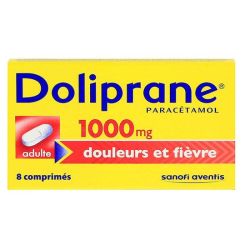 Doliprane Paracétamol 1000mg Comprimés x8