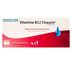 CHAUVIN Vitamine B12 0,2Mg/0,4ml Collyre (x10 unidoses)