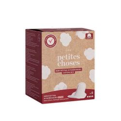 Les Petites Choses Serviettes Hygiéniques Extra Longues en coton bio (x8)