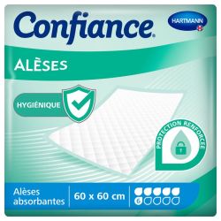 Confiance Alèses 60 x 60 cm absorption 6 Gouttes (x30)