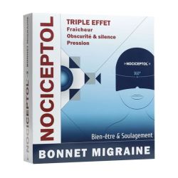 Nociceptol Bonnet Migraine Effet Froid Taille Unique soulage migraines et céphalées