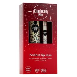 Charlotte Bio Coffret Perfect Lip Duo rouge à lèvres + crayon à lèvres Rose Vintage
