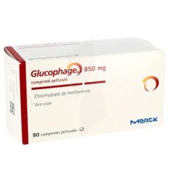 Glucophage 850Mg Cpr 90